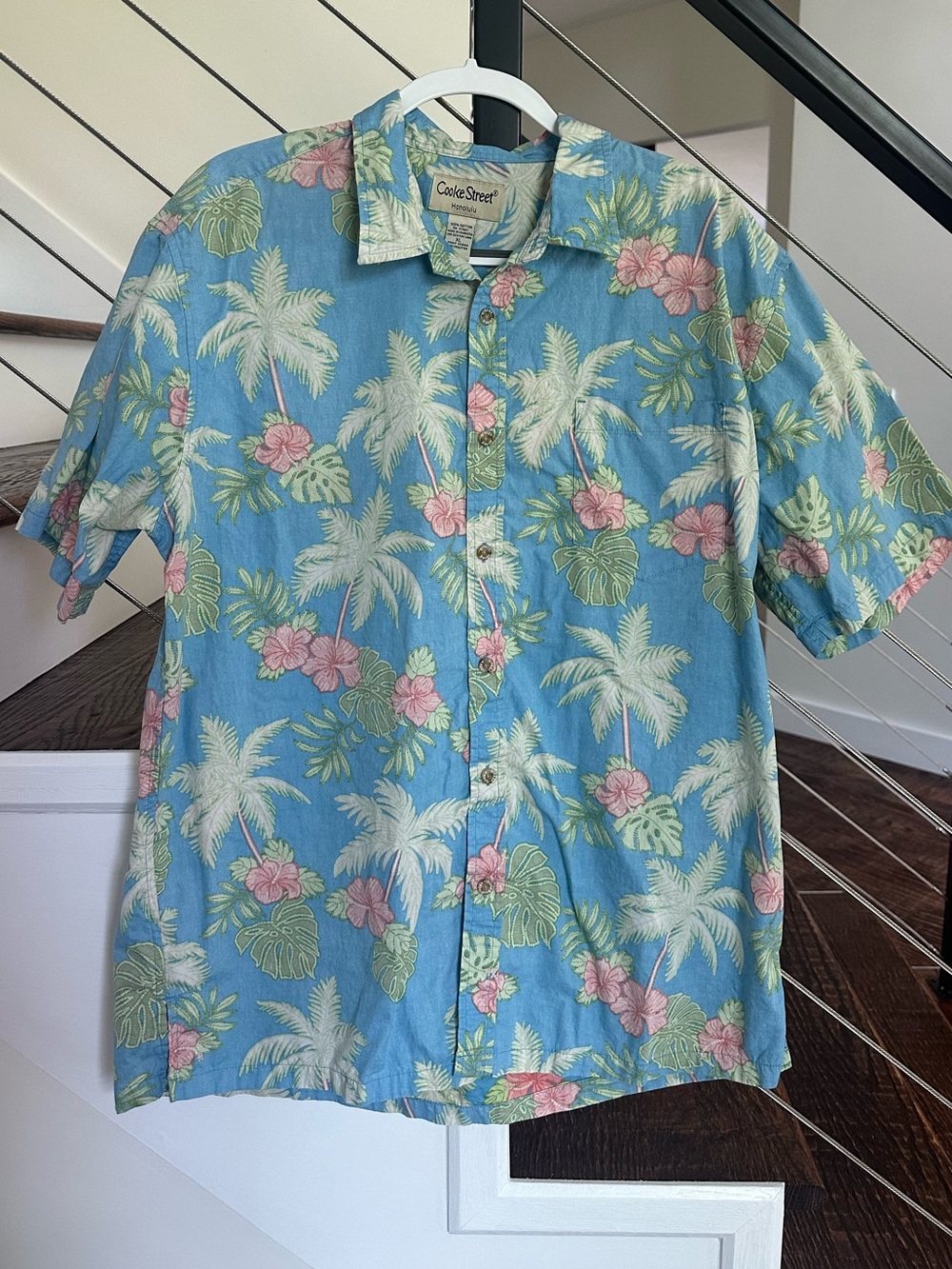Cooke Street Honolulu Short Sleeve Hawaiian Shirt Reverse Print | Size: XL